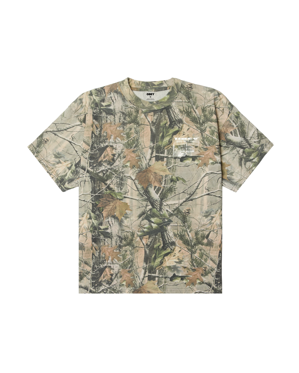 OBEY CLUB HW BOX TEE