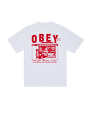 OBEY NEWSTAND HW TEE - White