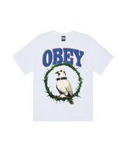 OBEY THORNS OF PEACE TEE - White