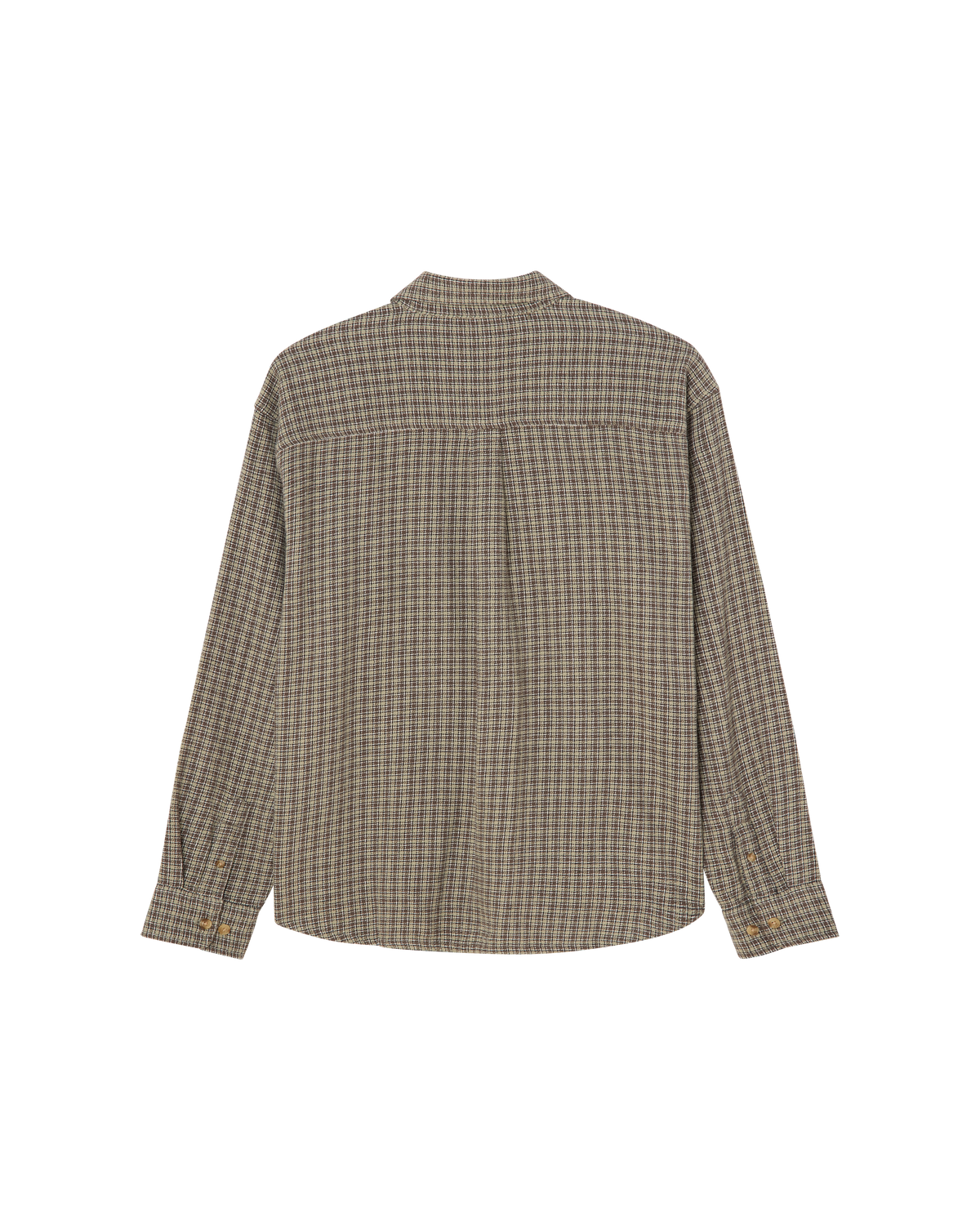 OBEY BIGWIG JACK WOVEN LS SHIRT - ABBEY STONE MULTI