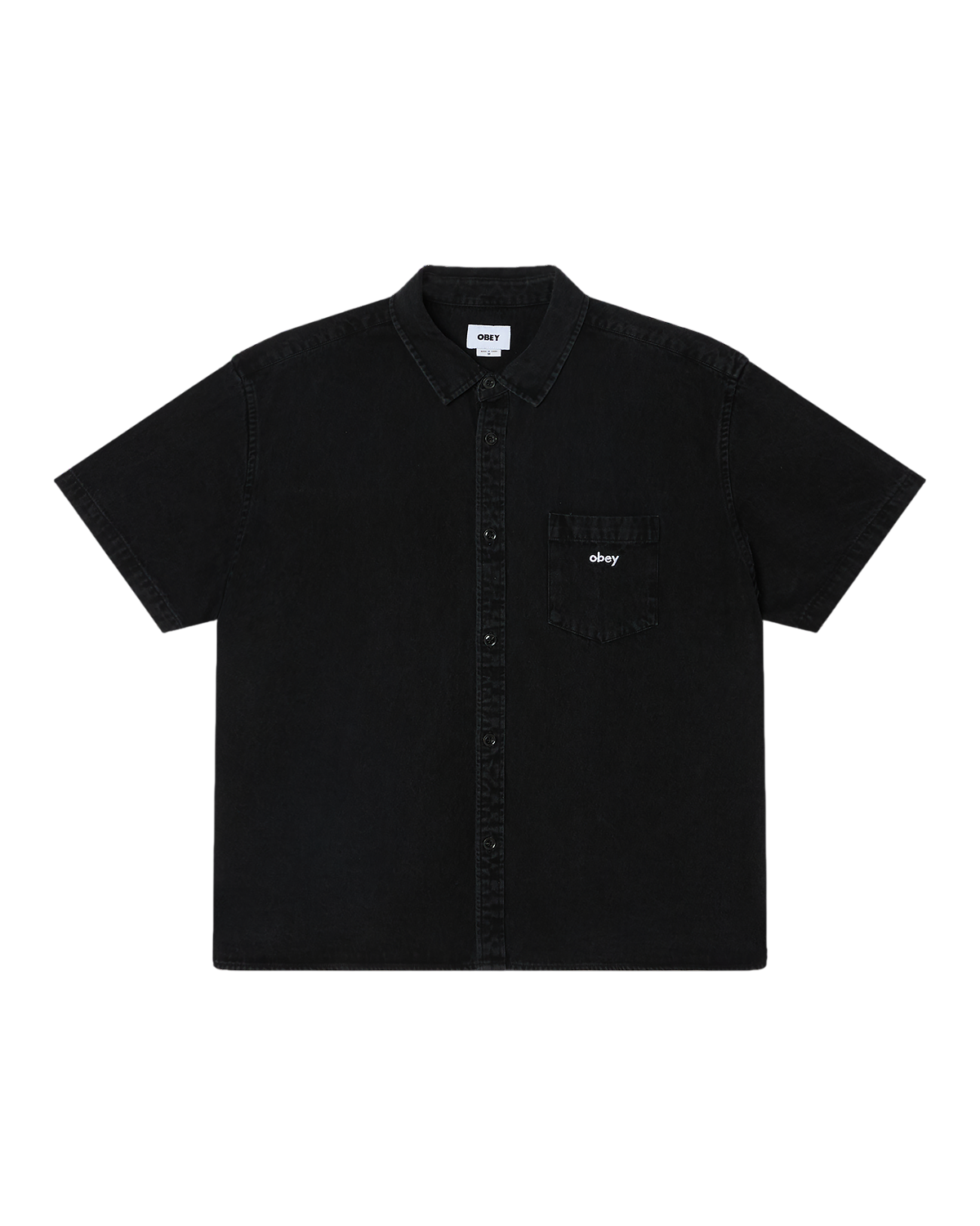 OBEY OWENS DENIM SHIRT SS