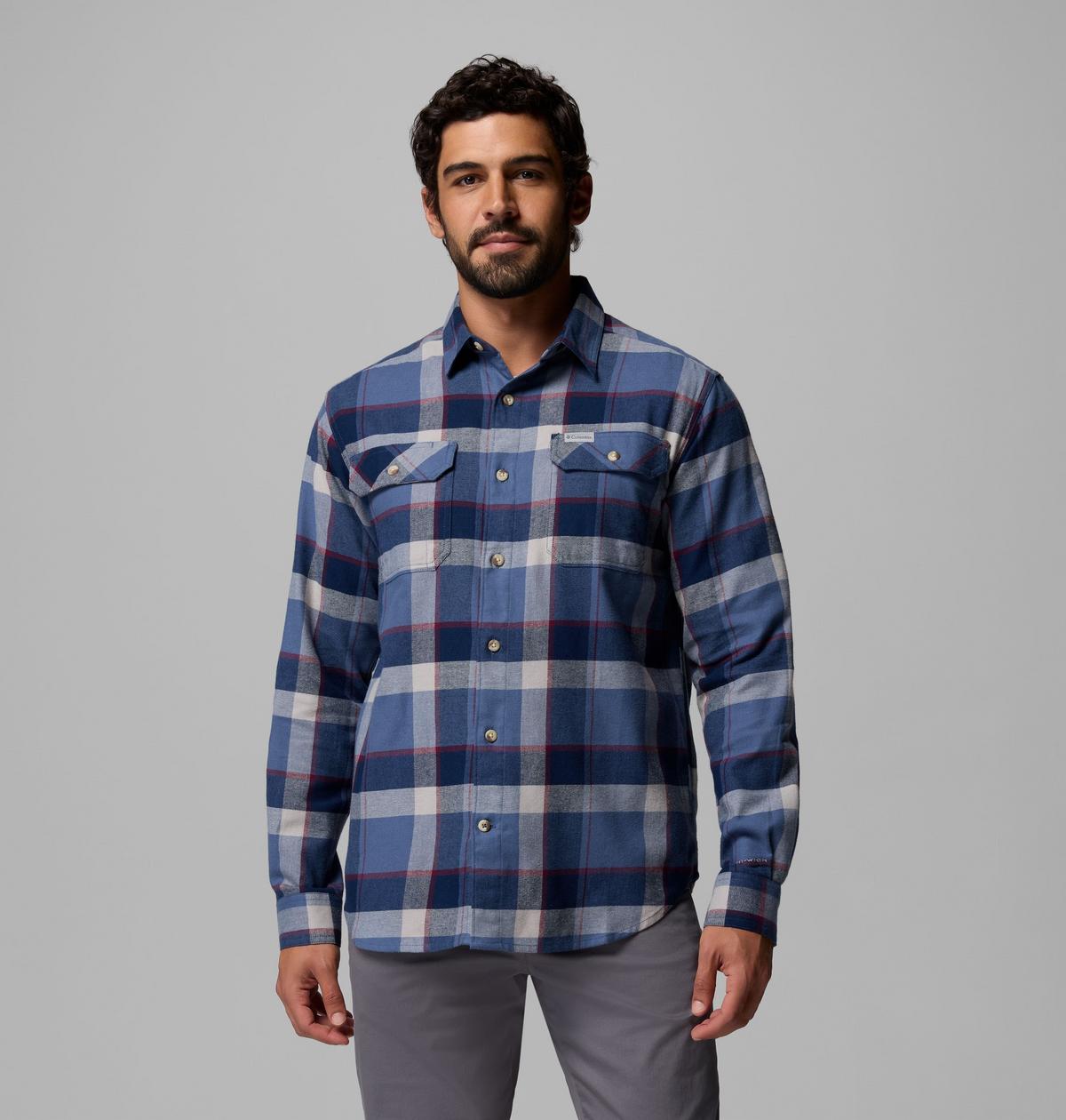 Columbia Flare Gun Strech Flannel - Dark Montain - avant