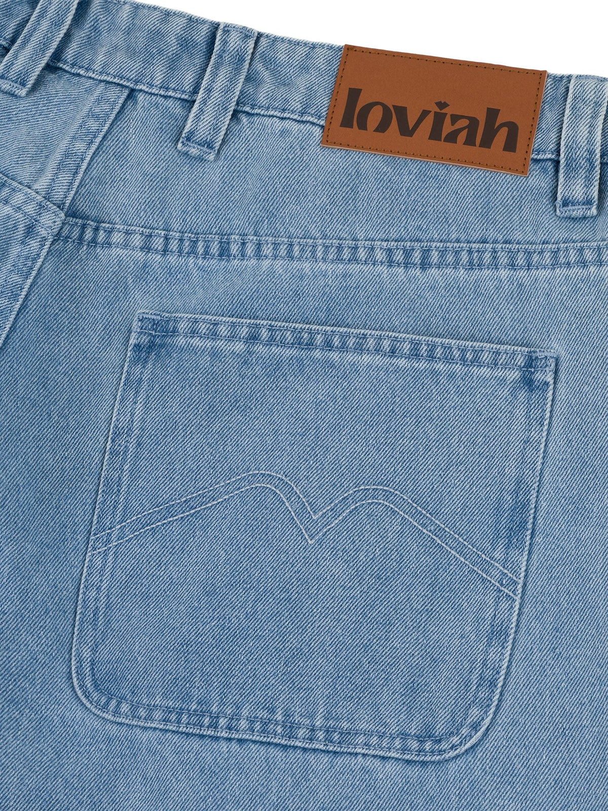 LOVIAH 1990 BAGGY 5 POCKET DENIM PANTS détails