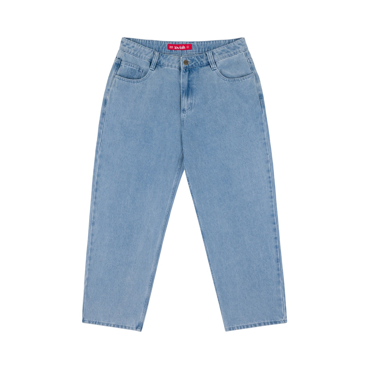 LOVIAH 1990 BAGGY 5 POCKET DENIM PANTS Indigo Light Wash