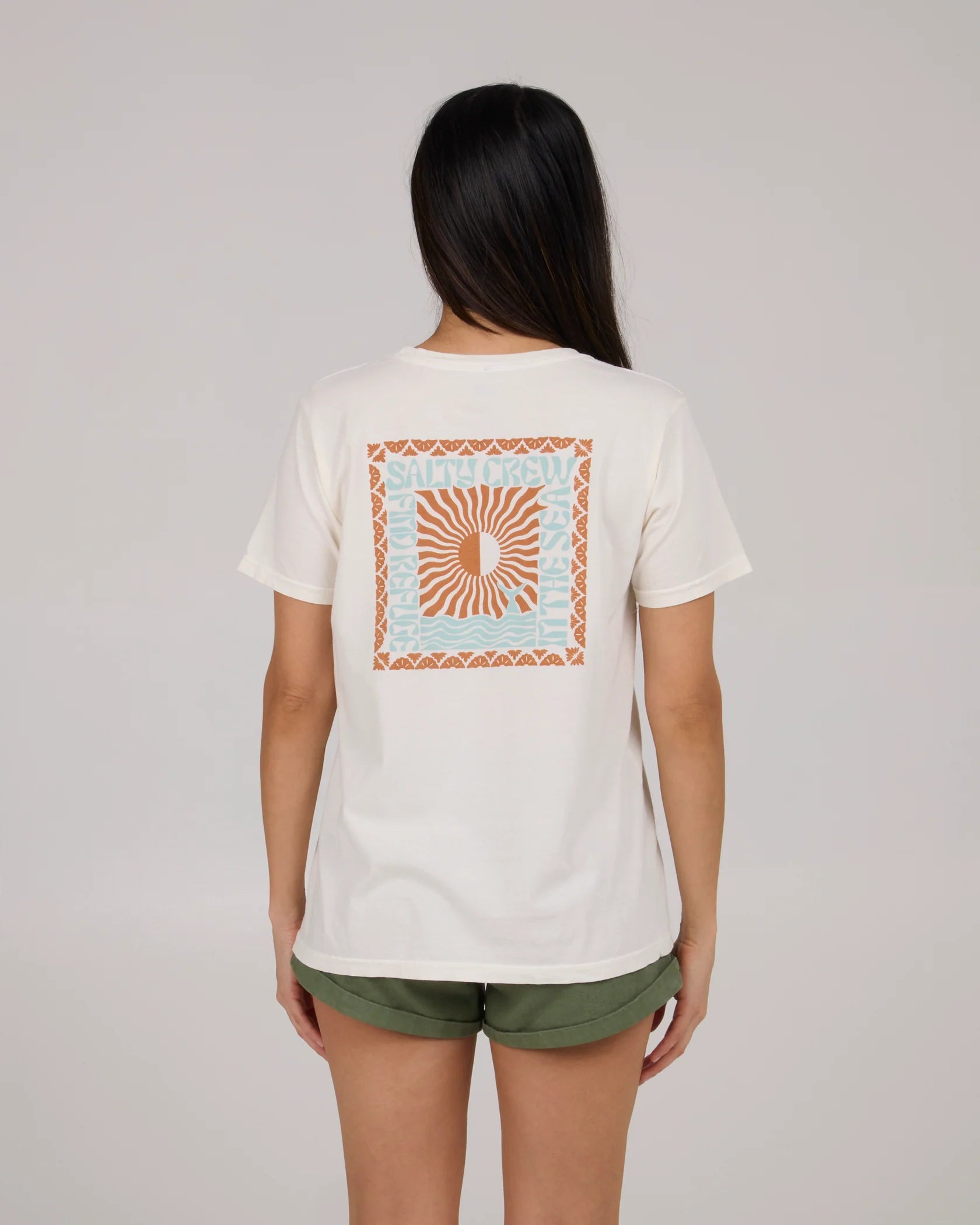 SALTY CREW W OPTIC SEA BOYFRIEND TEE