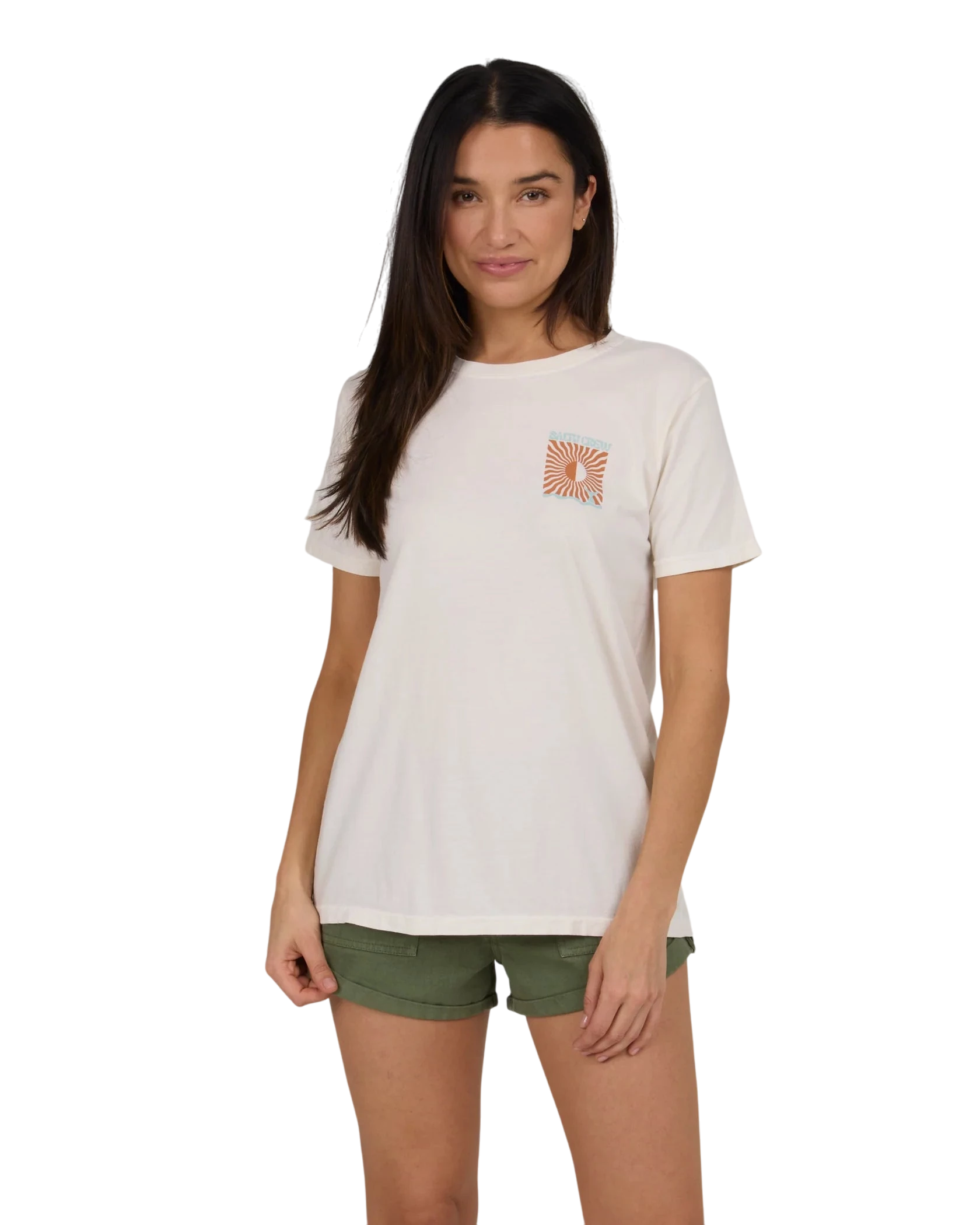 SALTY CREW W OPTIC SEA BOYFRIEND TEE