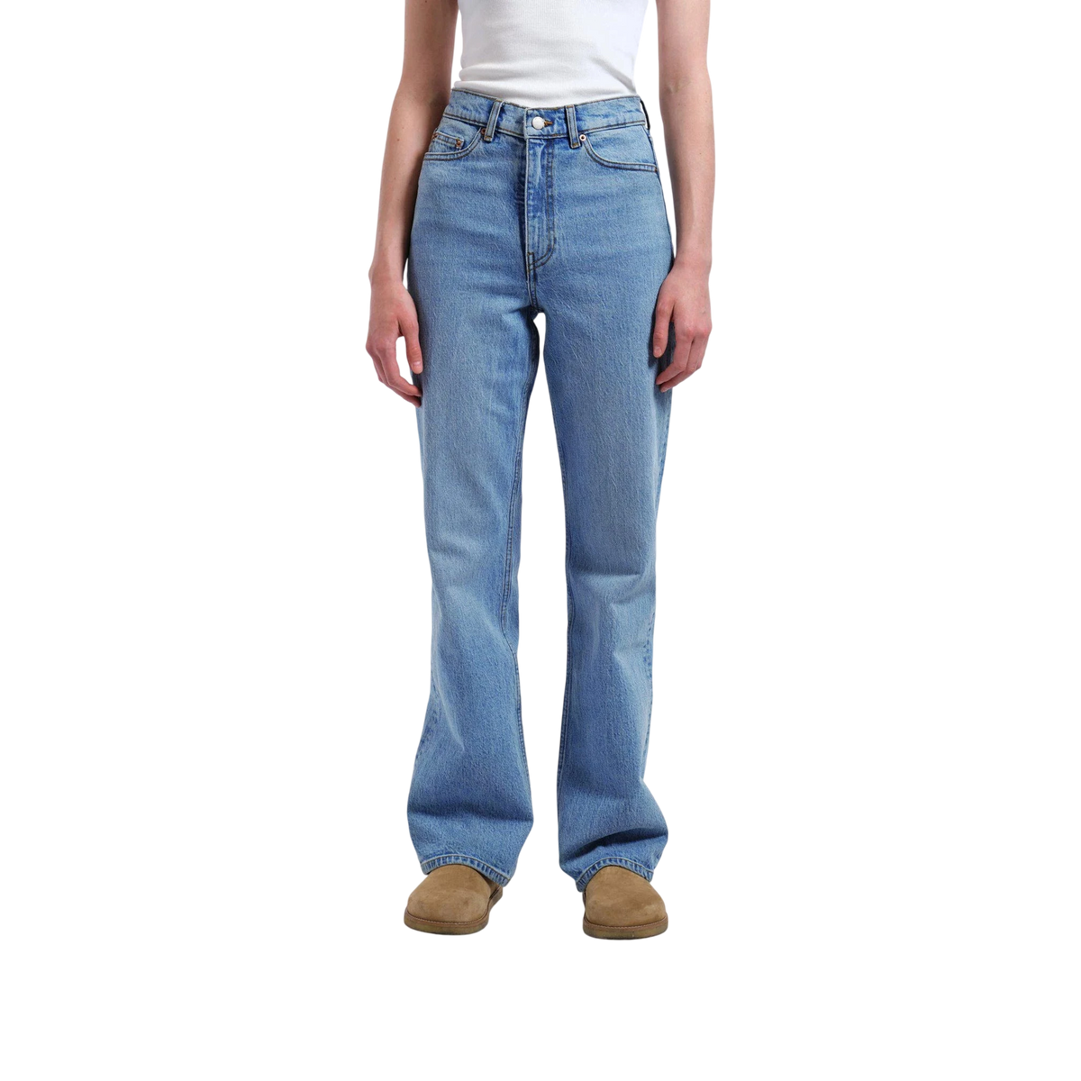 DR DENIM W DN ECHO HIGH STRAIGHT