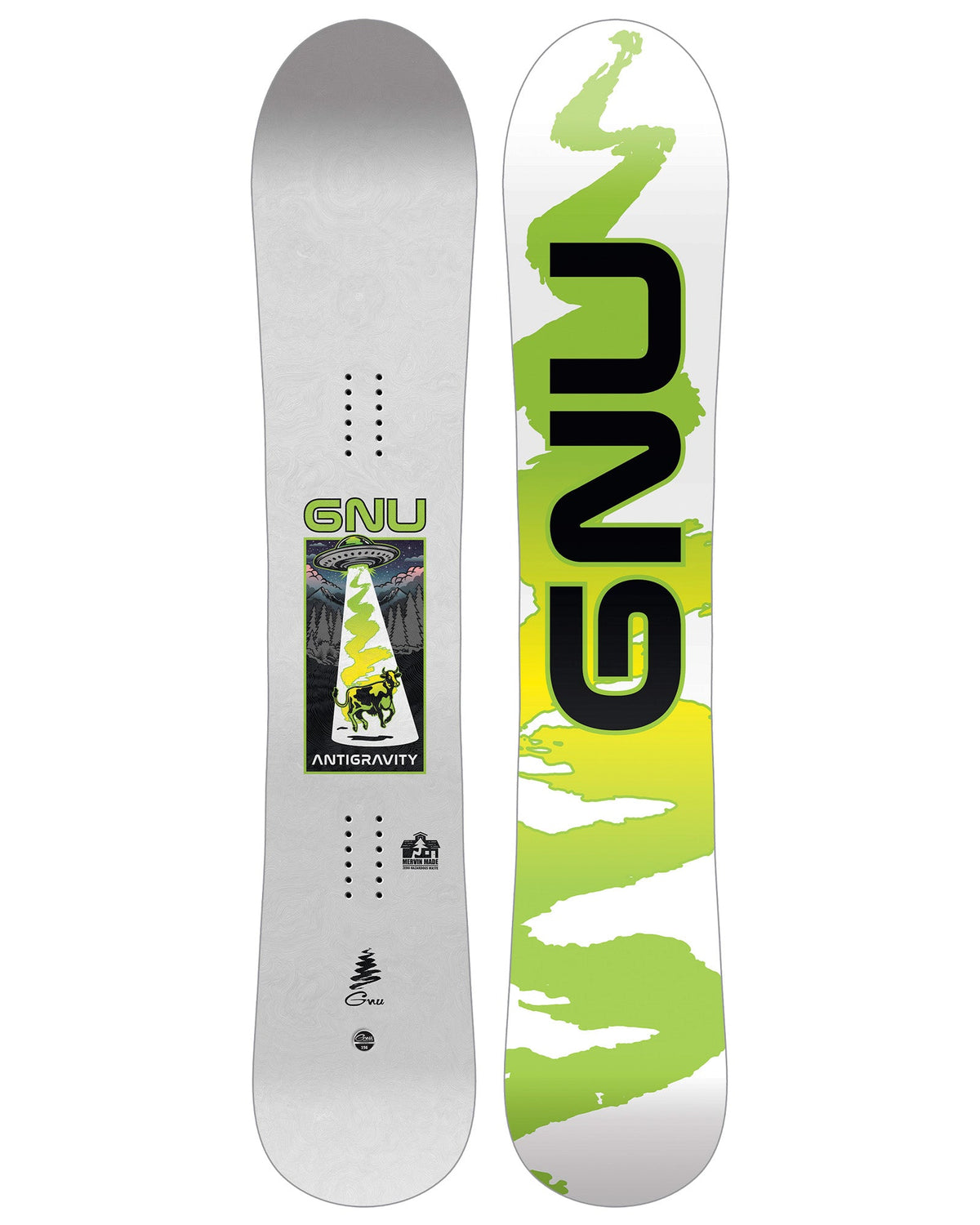 GNU ANTIGRAVITY SNOWBOARD 2027 - dessus et semelle