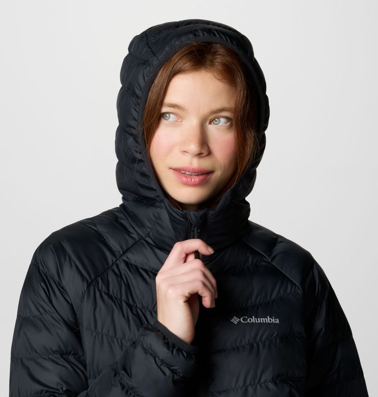 COLUMBIA W POWDER LITE II HOODED JACKET 