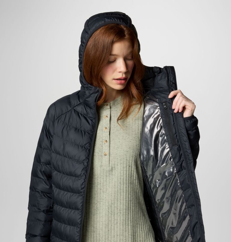 COLUMBIA W POWDER LITE II HOODED JACKET 