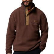 Columbia Helvetia Half Snap Fleece - Tobacco - avant