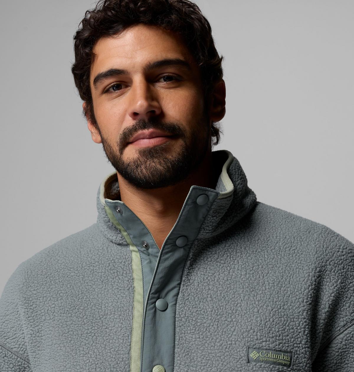 Columbia Helvetia Half Snap Fleece - Sedona Sage - détail