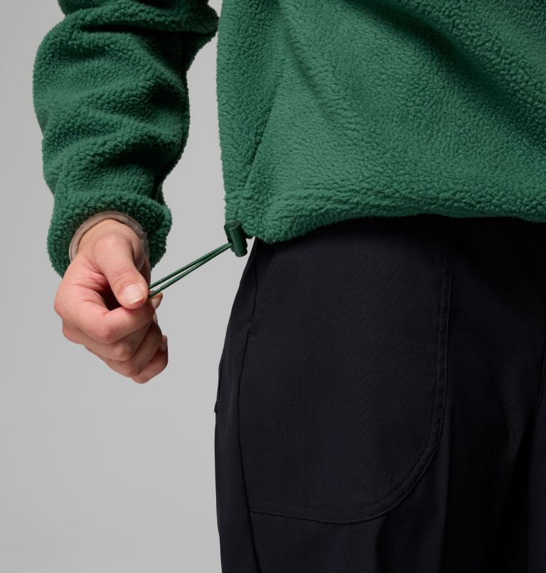 COLUMBIA W HELVETIA II CROPPED HALF SNAP FLEECE 