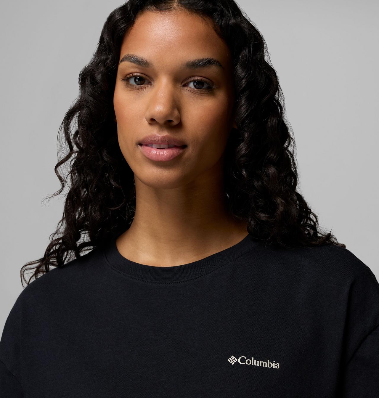 COLUMBIA W ROLLING BEND GRAPHIC OVERSIZED TEE