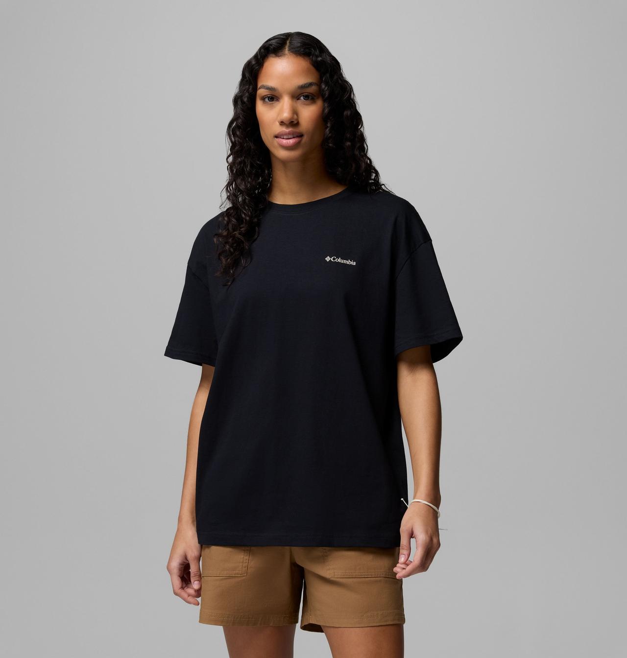 COLUMBIA W ROLLING BEND GRAPHIC OVERSIZED TEE