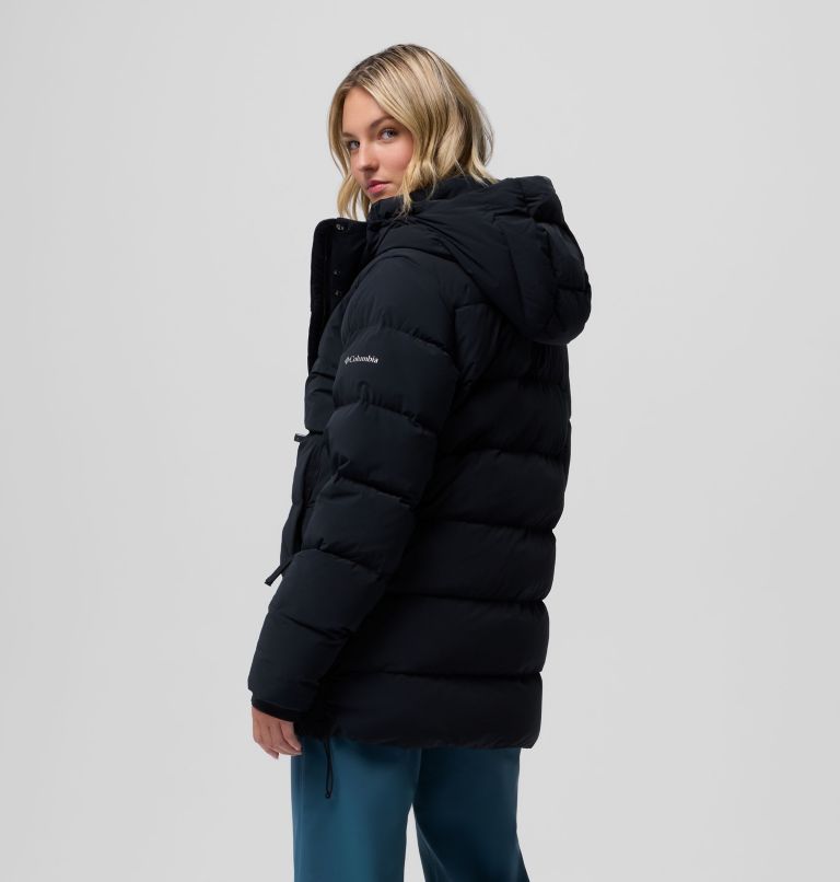 COLUMBIA W AMAZE PUFF MID HOODED JACKET 