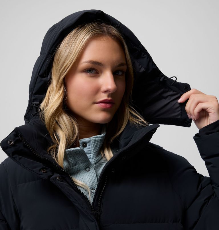 COLUMBIA W AMAZE PUFF MID HOODED JACKET 