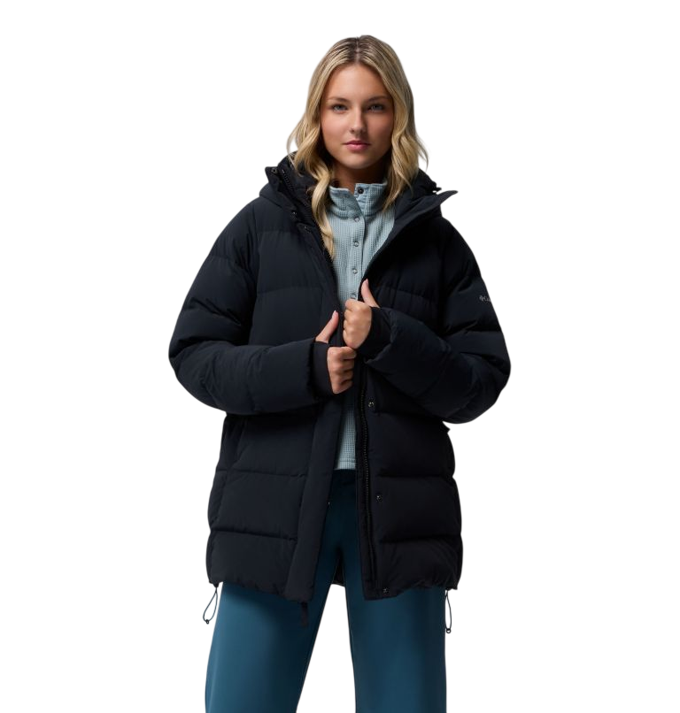 COLUMBIA W AMAZE PUFF MID HOODED JACKET
