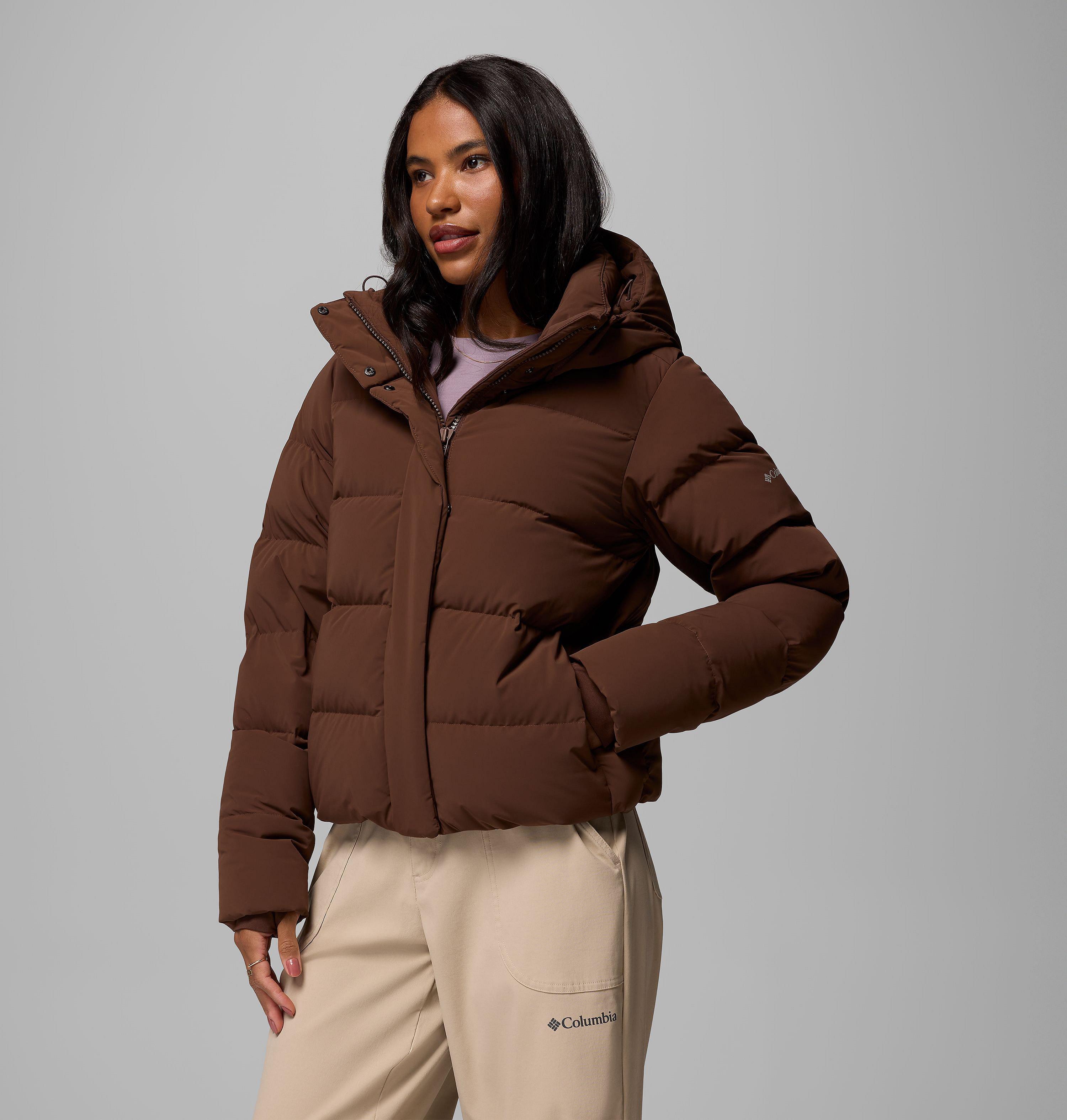 Columbia W Amaze Puff Hooded Jacket Tobacco - vue 3