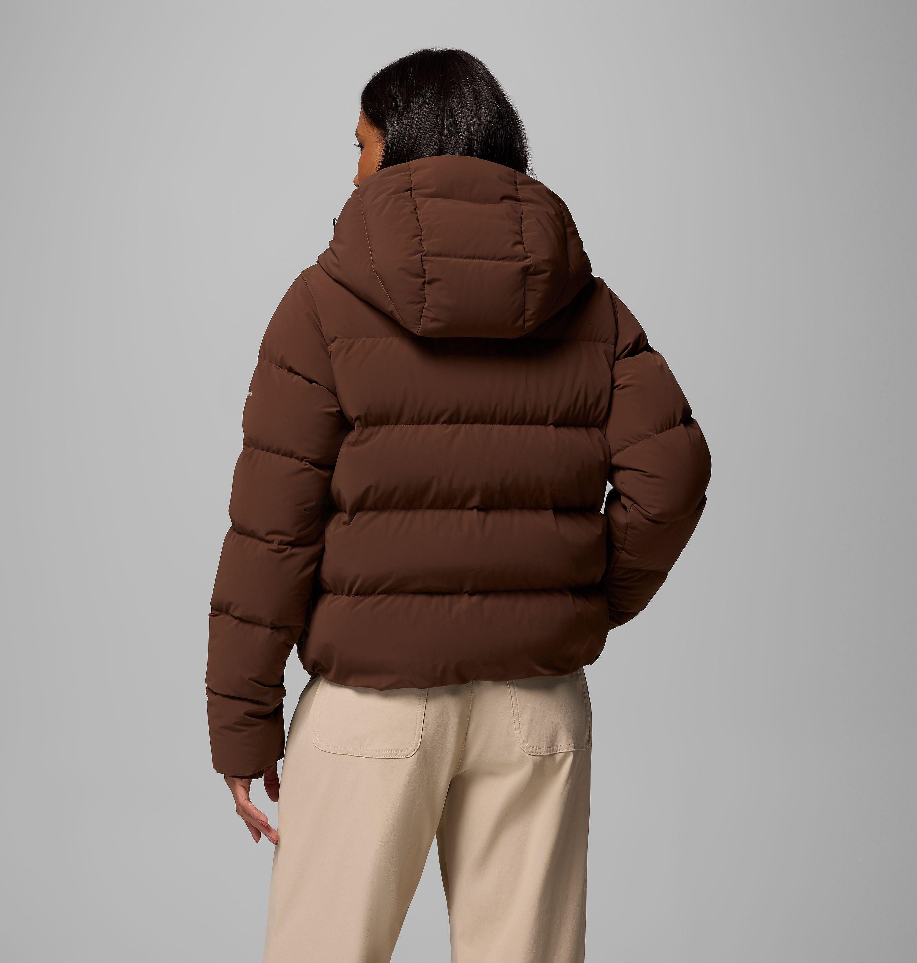 Columbia W Amaze Puff Hooded Jacket Tobacco - vue 2