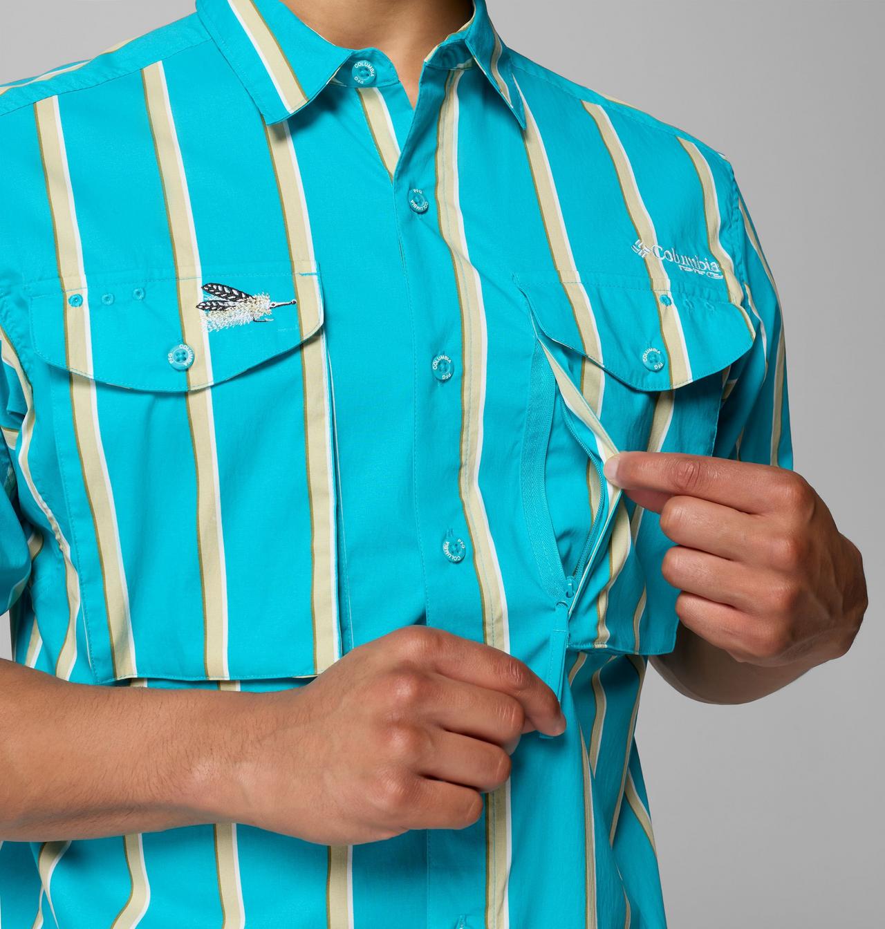 COLUMBIA BONEFISH FLATS PRINTED SS SHIRT