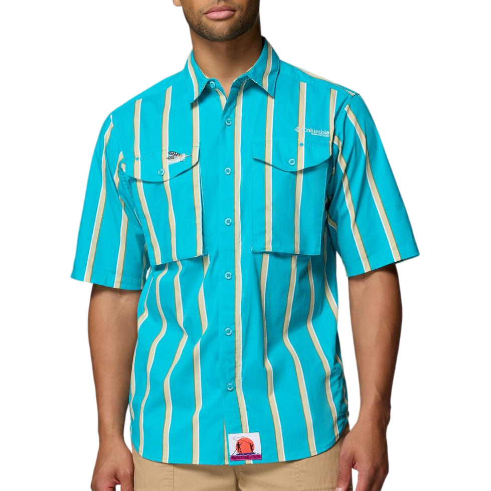 COLUMBIA BONEFISH FLATS PRINTED SS SHIRT