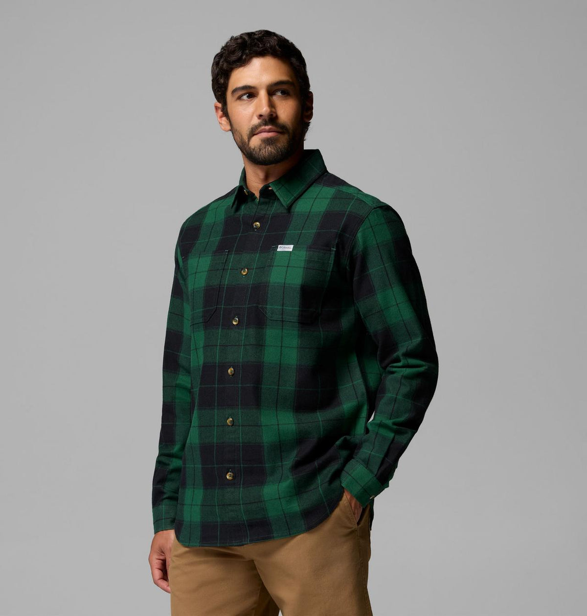 COLUMBIA PITCHSTONE STRETCH FLANNEL