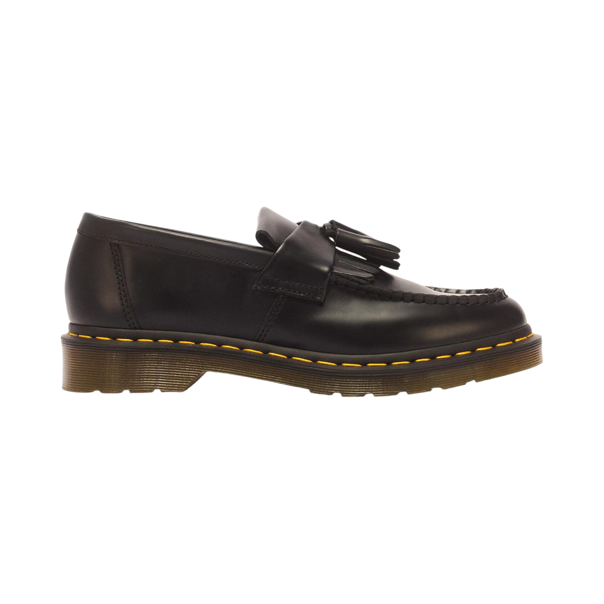 DR. MARTENS ADRIAN YS LEATHER TASSEL LOAFERS Black Smooth