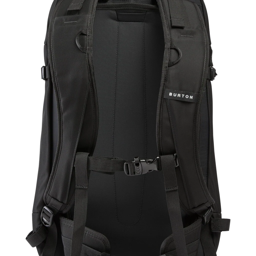 Burton Sidehill 25L Backpack True Black panneau dorsal