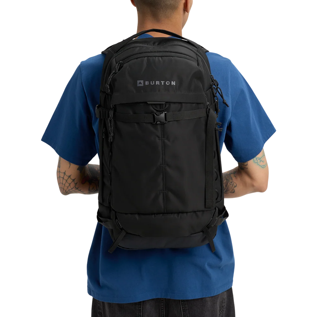Burton Sidehill 25L Backpack True Black dos