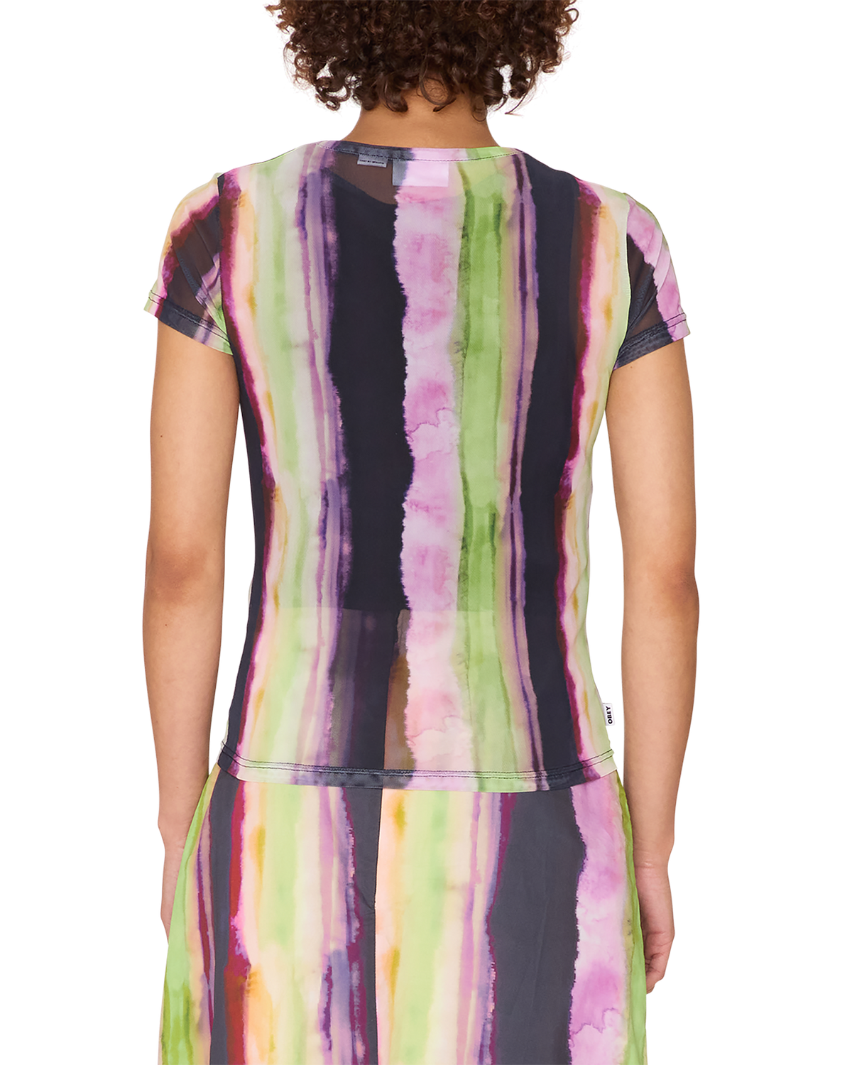 OBEY W MIDORI MESH SS TEE