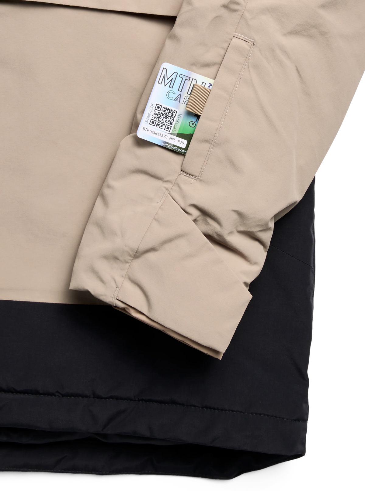 BURTON Y FROSTNER 2L ANORAK JACKET SUMMIT TAUPE