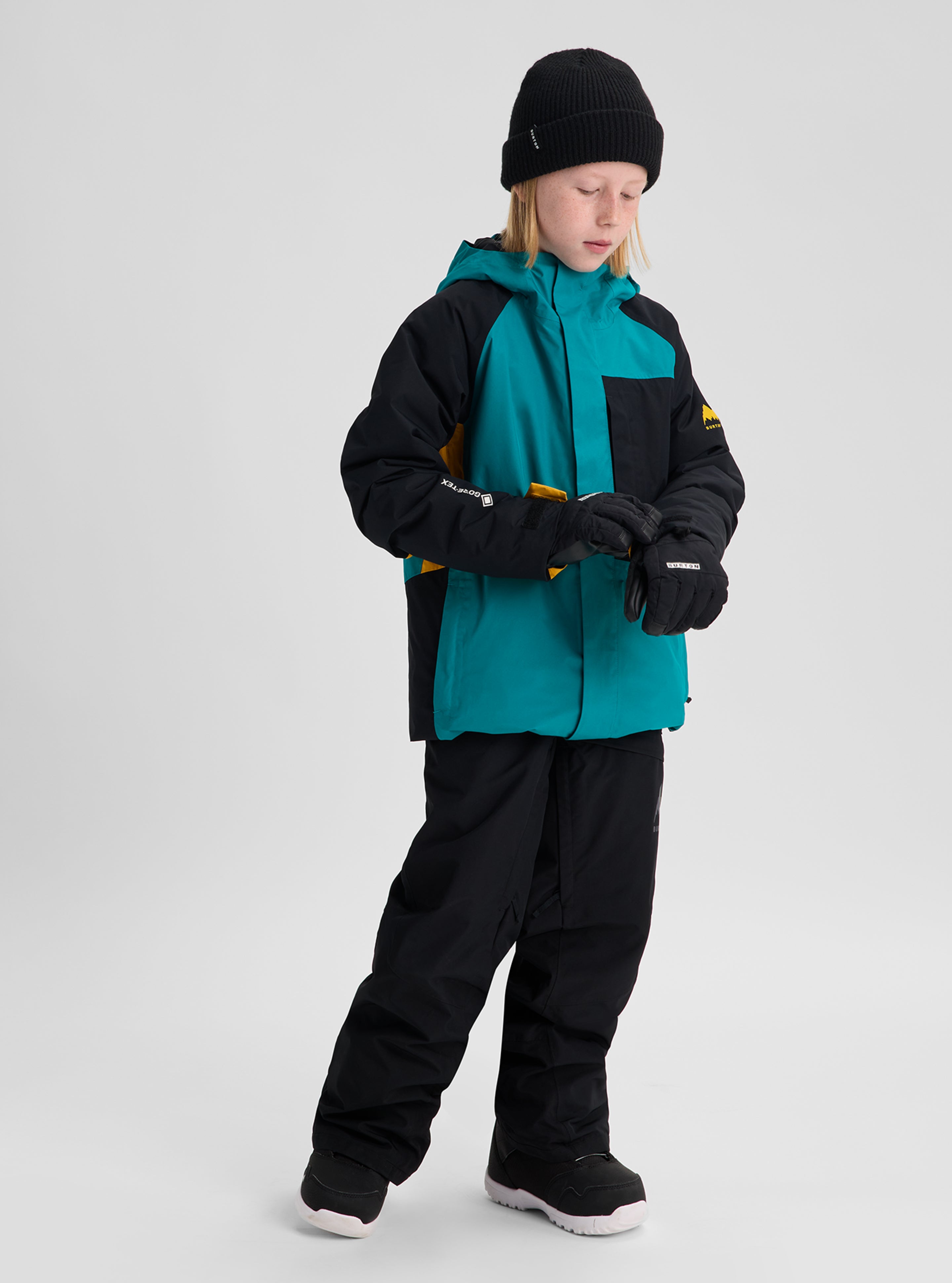BURTON Y POWLINE GORE-TEX 2L JACKET - Pacific Teal/Goldenrod/True Black - vue 2