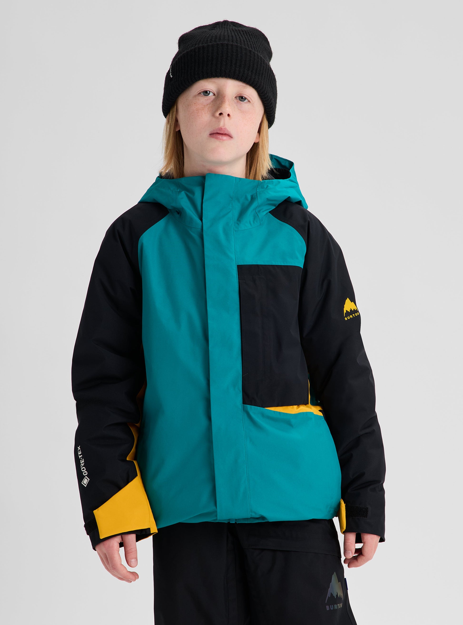 BURTON Y POWLINE GORE-TEX 2L JACKET - Pacific Teal/Goldenrod/True Black - vue 3