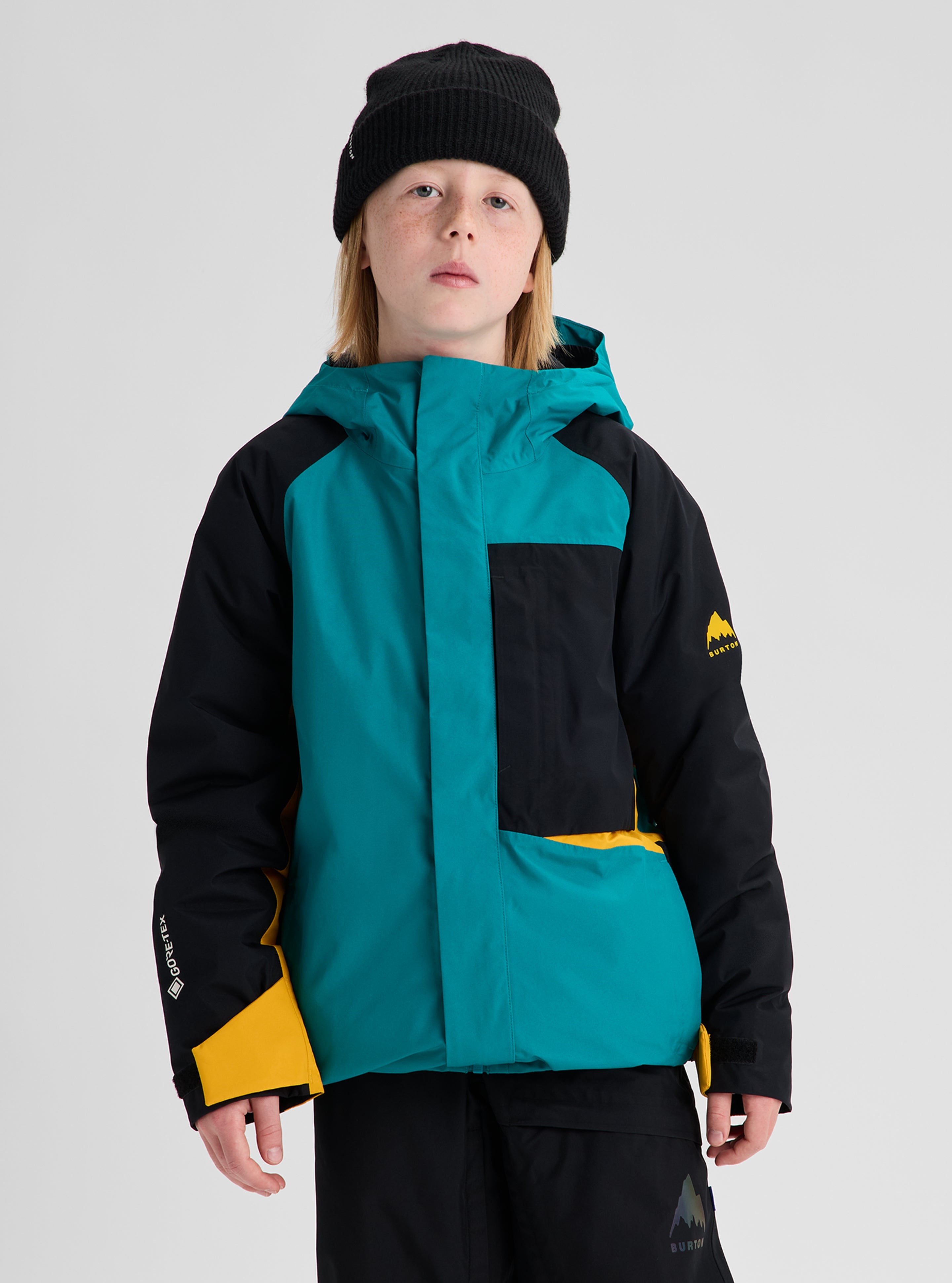 BURTON Y POWLINE GORE-TEX 2L JACKET - Pacific Teal/Goldenrod/True Black - vue 3