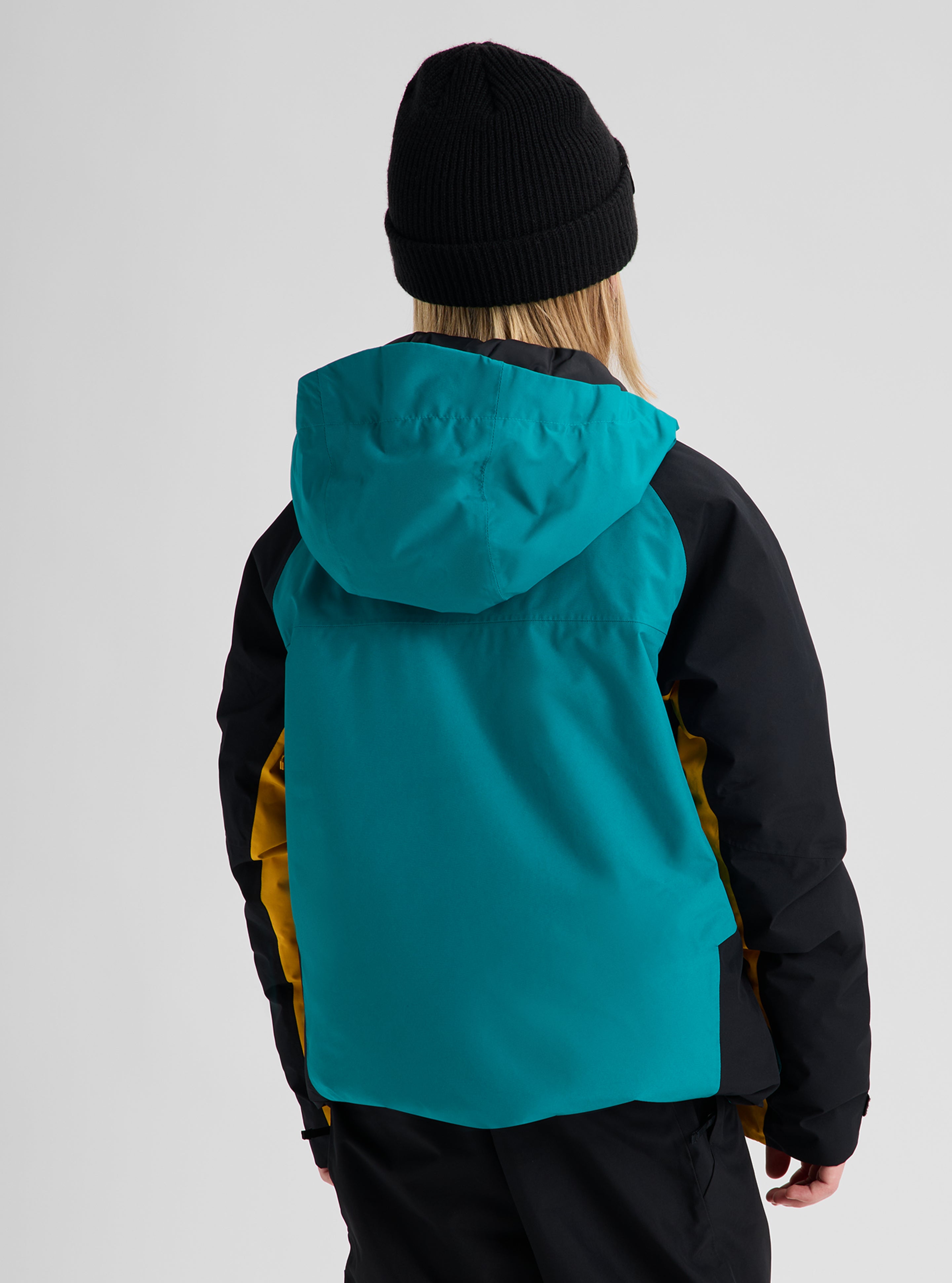BURTON Y POWLINE GORE-TEX 2L JACKET - Pacific Teal/Goldenrod/True Black - vue 4