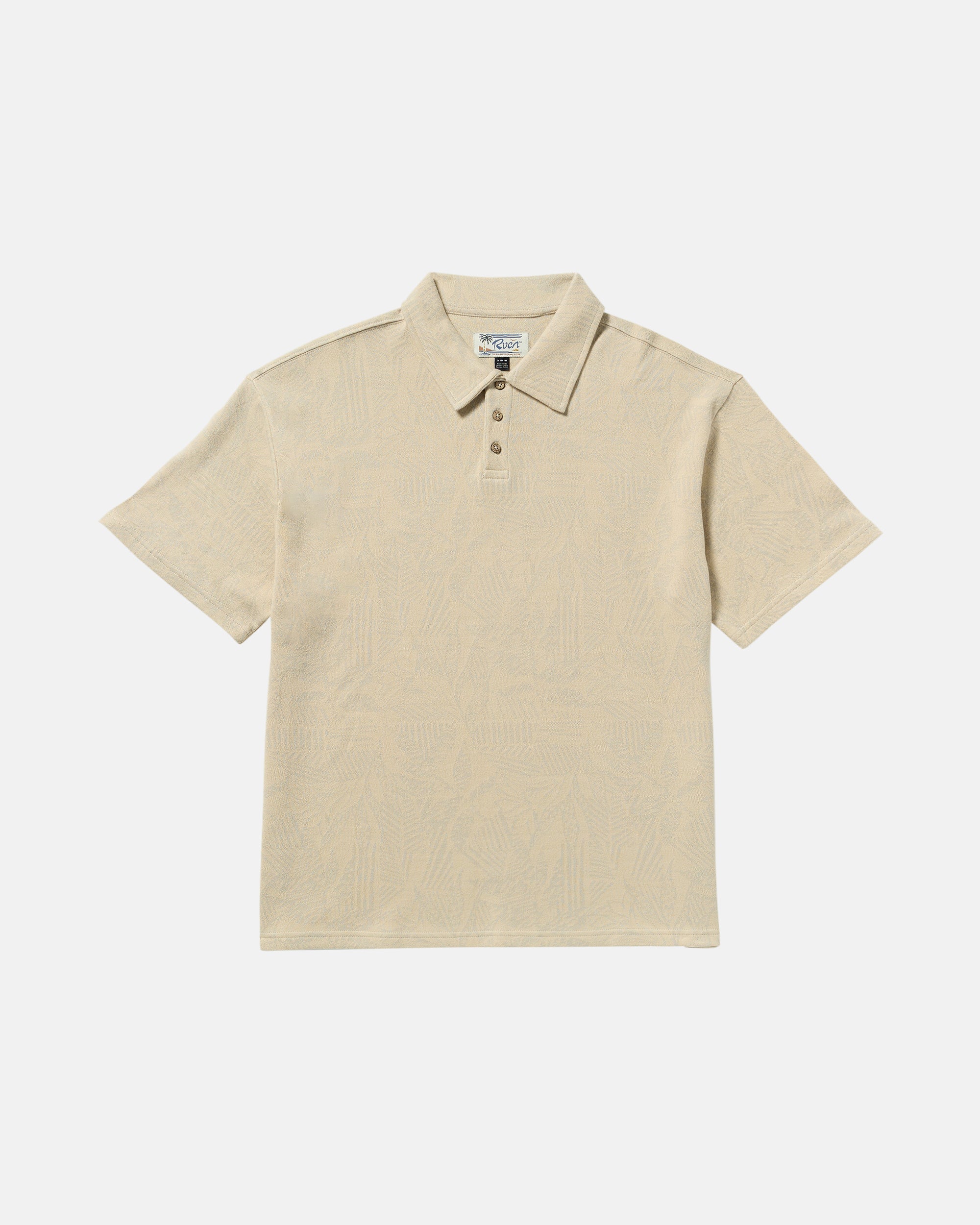 RVCA EXOTICA LEAF LINES POLO SS 