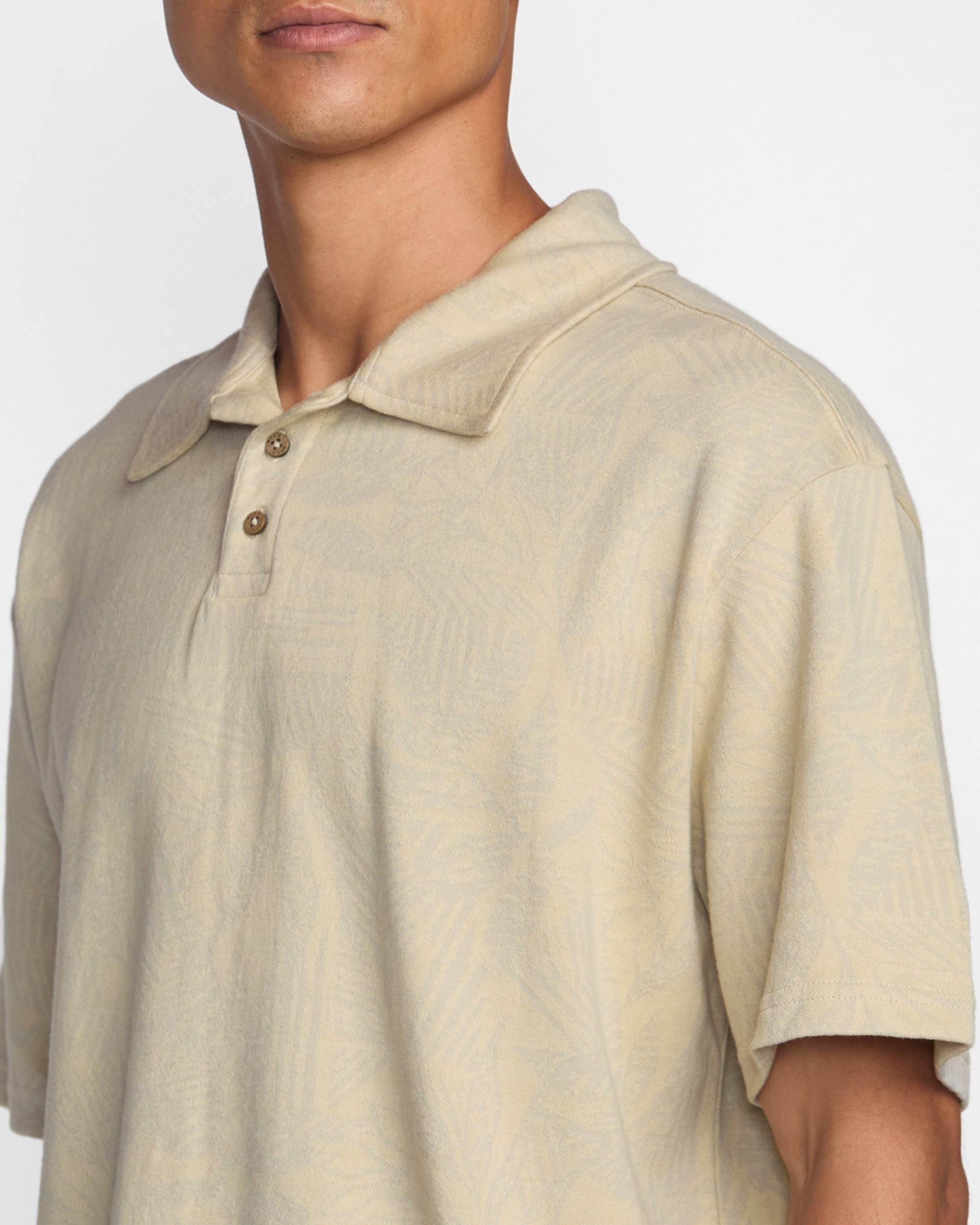 RVCA EXOTICA LEAF LINES POLO SS 