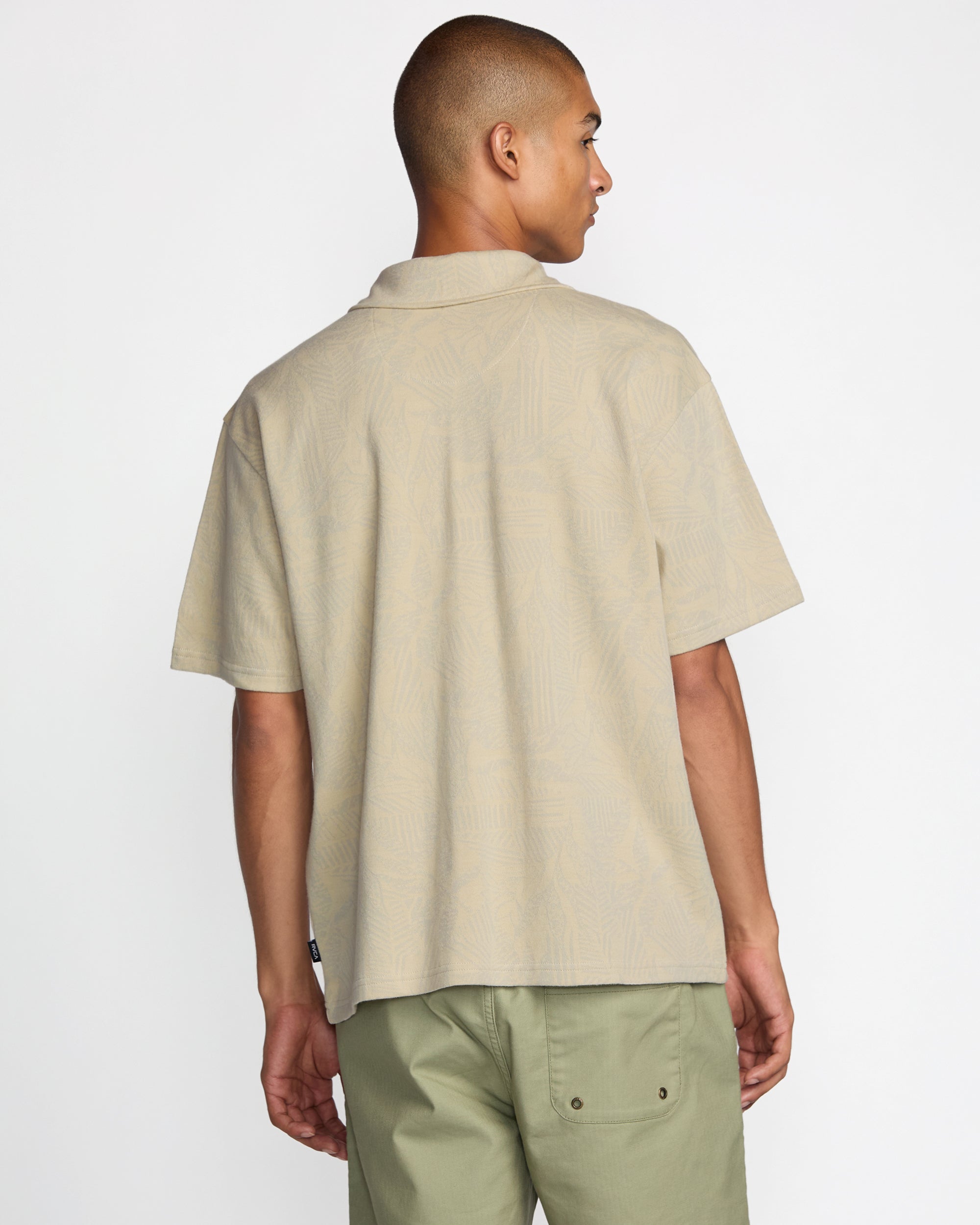 RVCA EXOTICA LEAF LINES POLO SS 