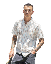 RVCA JACOBS ARCHIVE STRIPE SS
