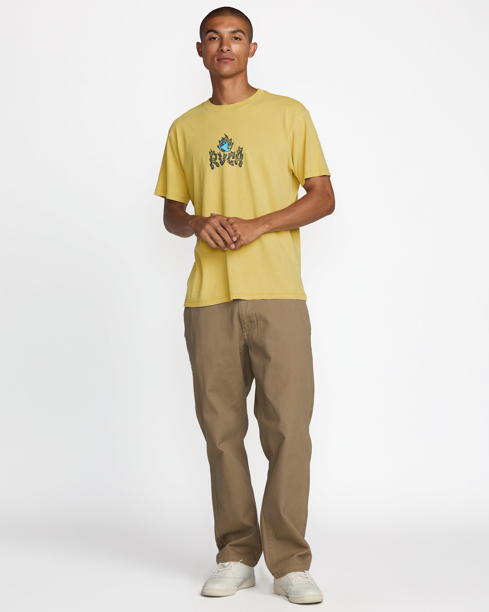 RVCA BURN NOTICE SS 