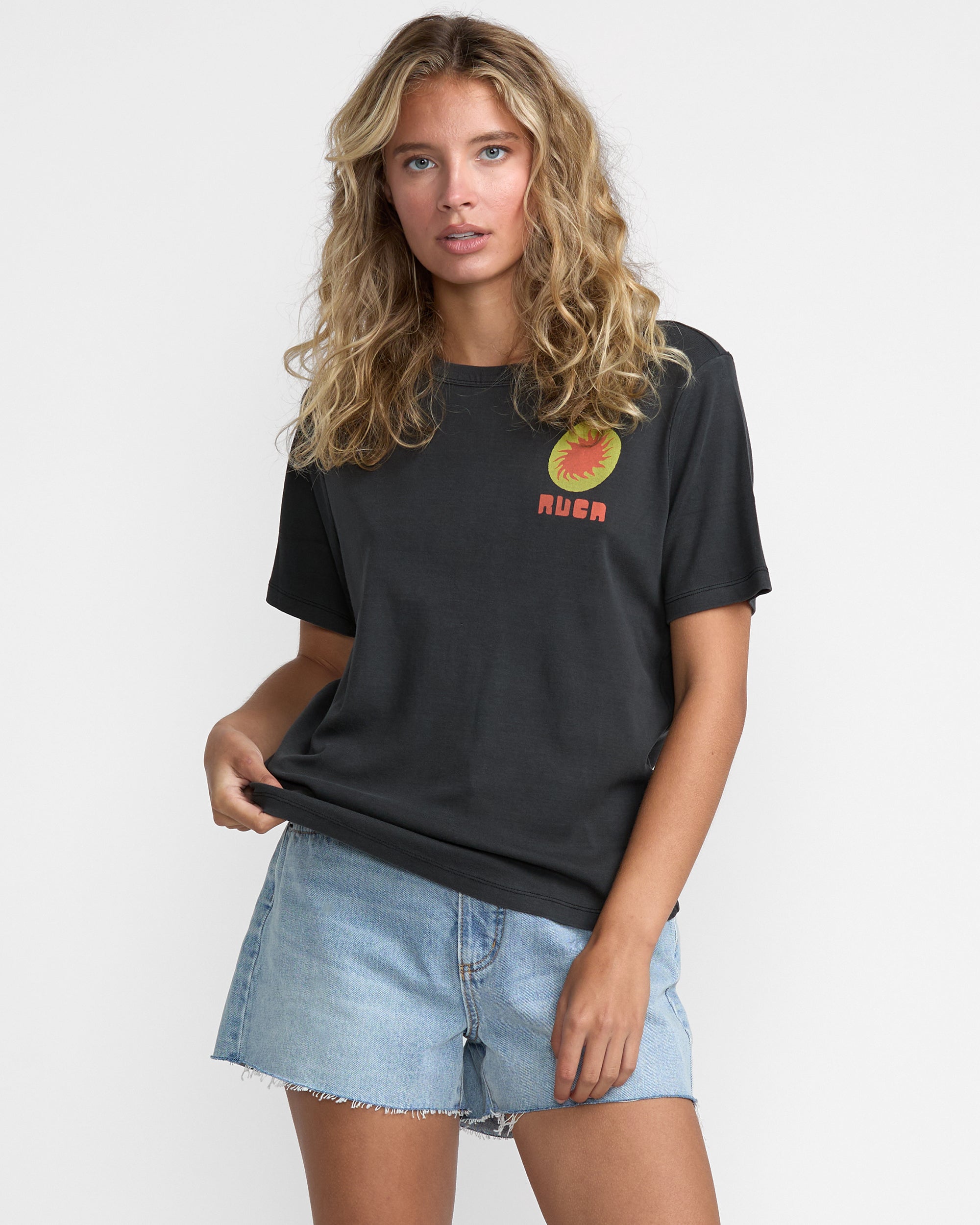 RVCA W DAILY TEE 