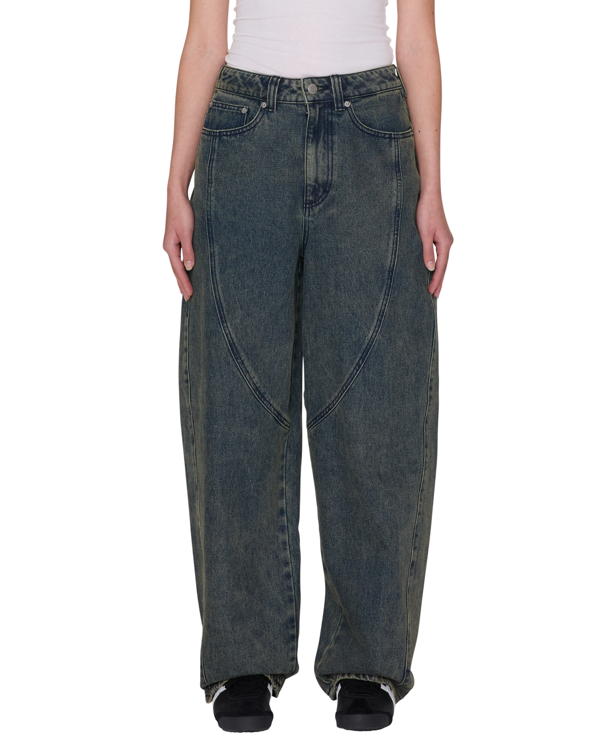 OBEY W Nana Denim Yellow Tint Wash - vue principale