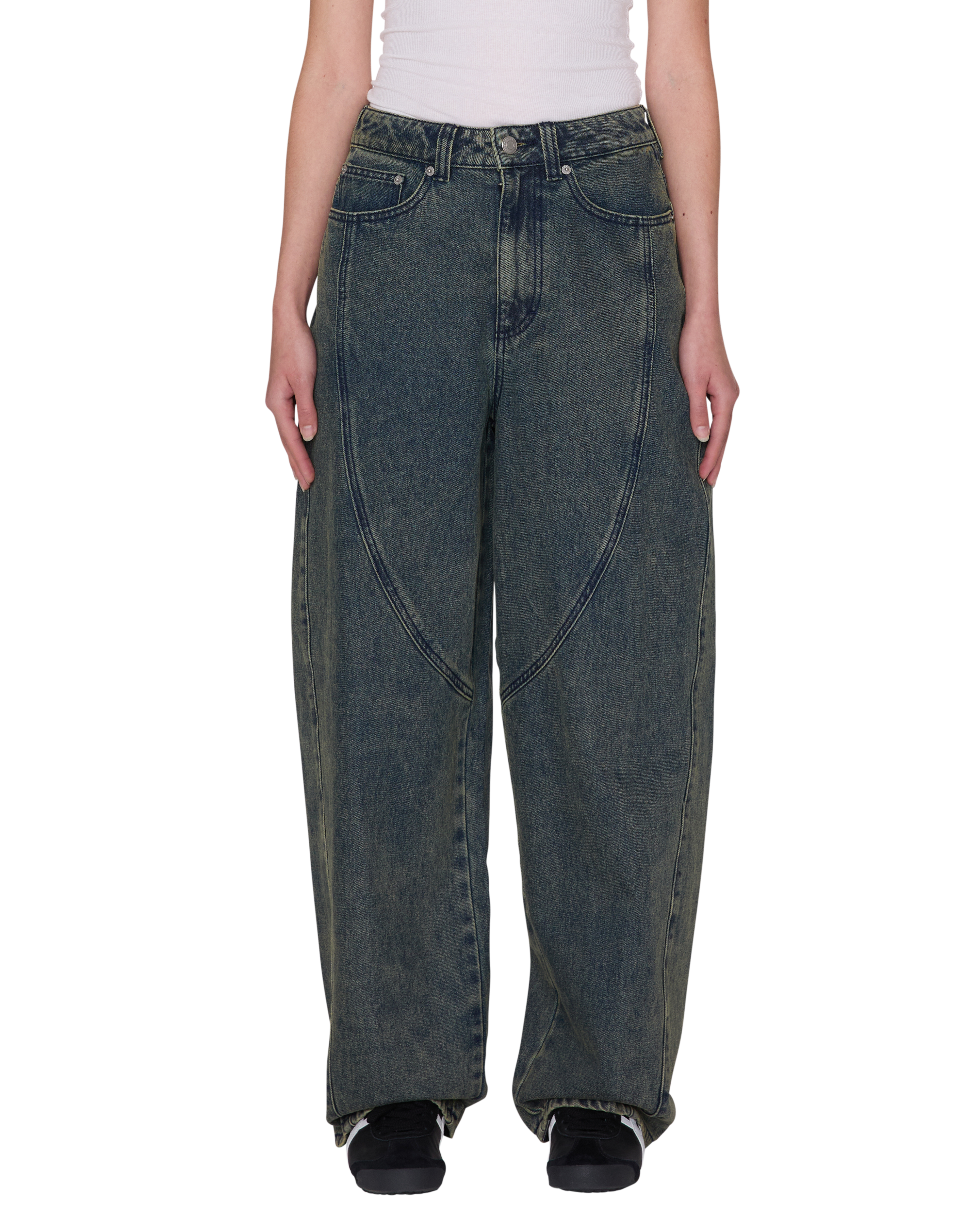 OBEY W Nana Denim Yellow Tint Wash - vue principale