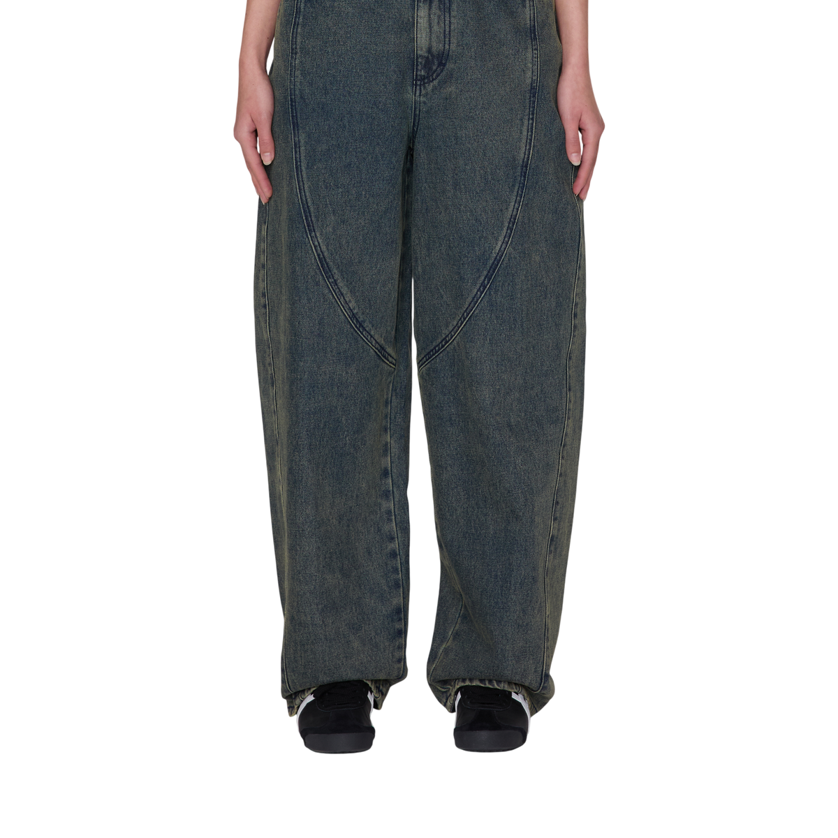OBEY W Nana Denim Yellow Tint Wash - vue principale
