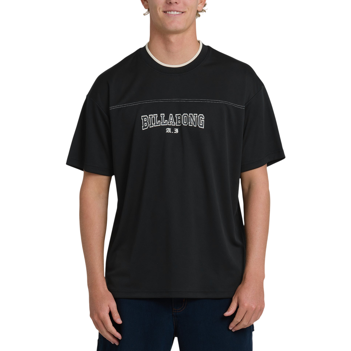BILLABONG A.I. MESH JERSEY - Black - Face