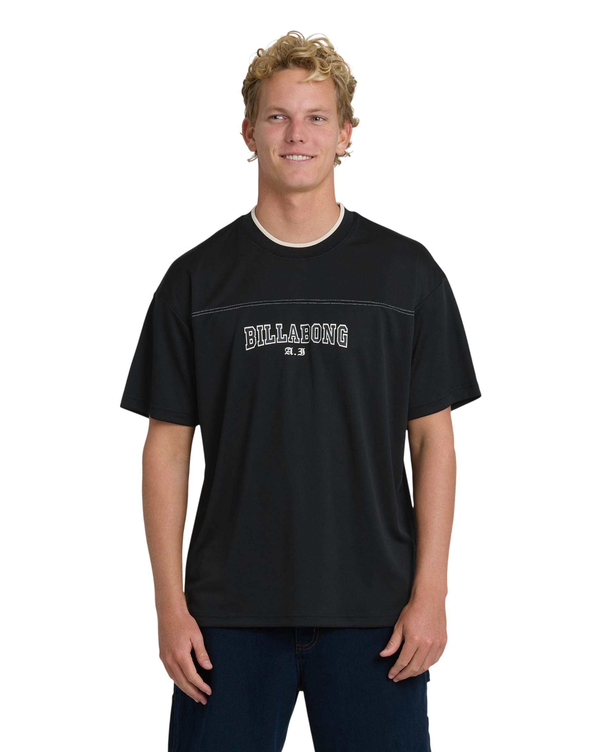 BILLABONG A.I. MESH JERSEY - Black - Face