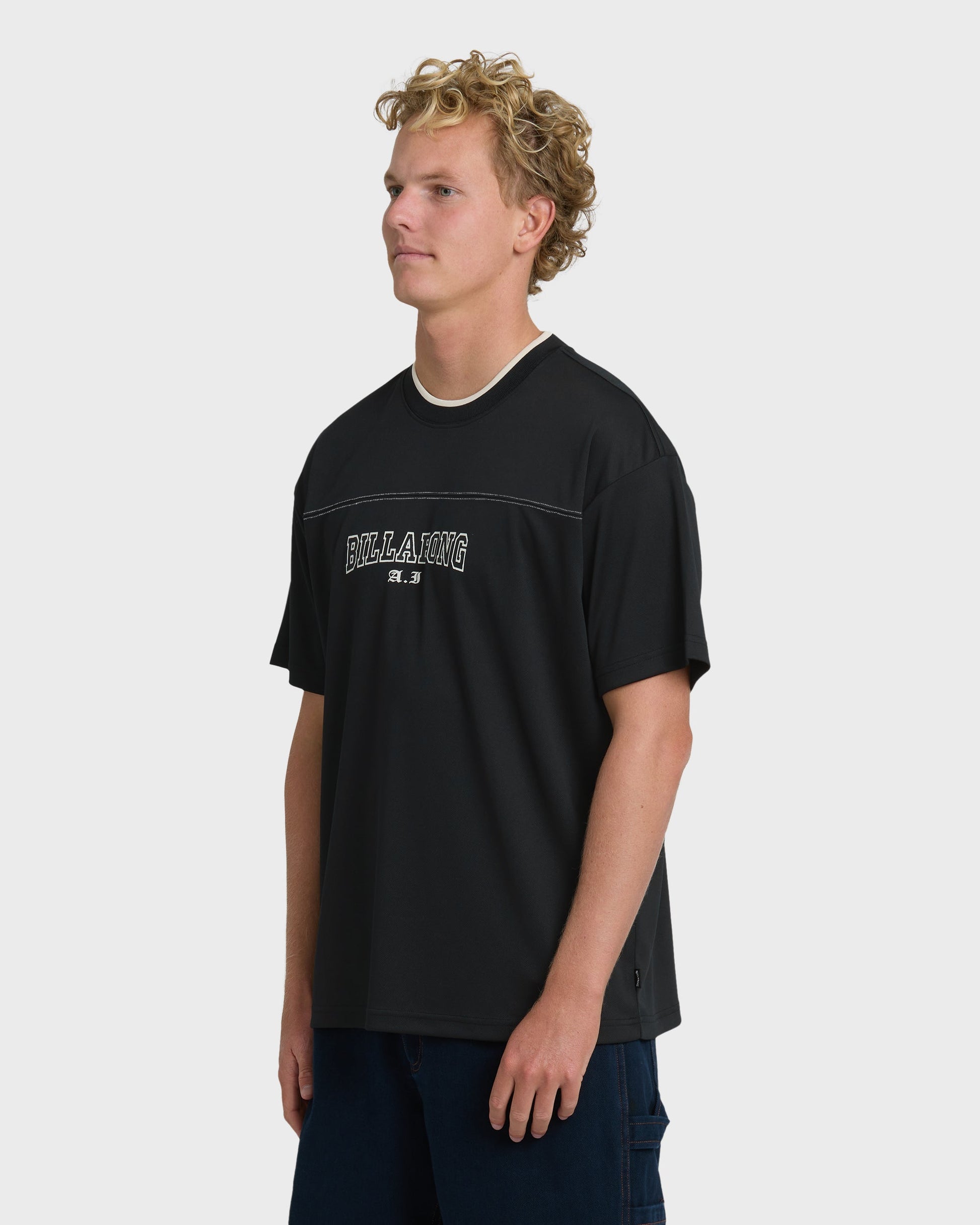 BILLABONG A.I. MESH JERSEY - Black - Côté
