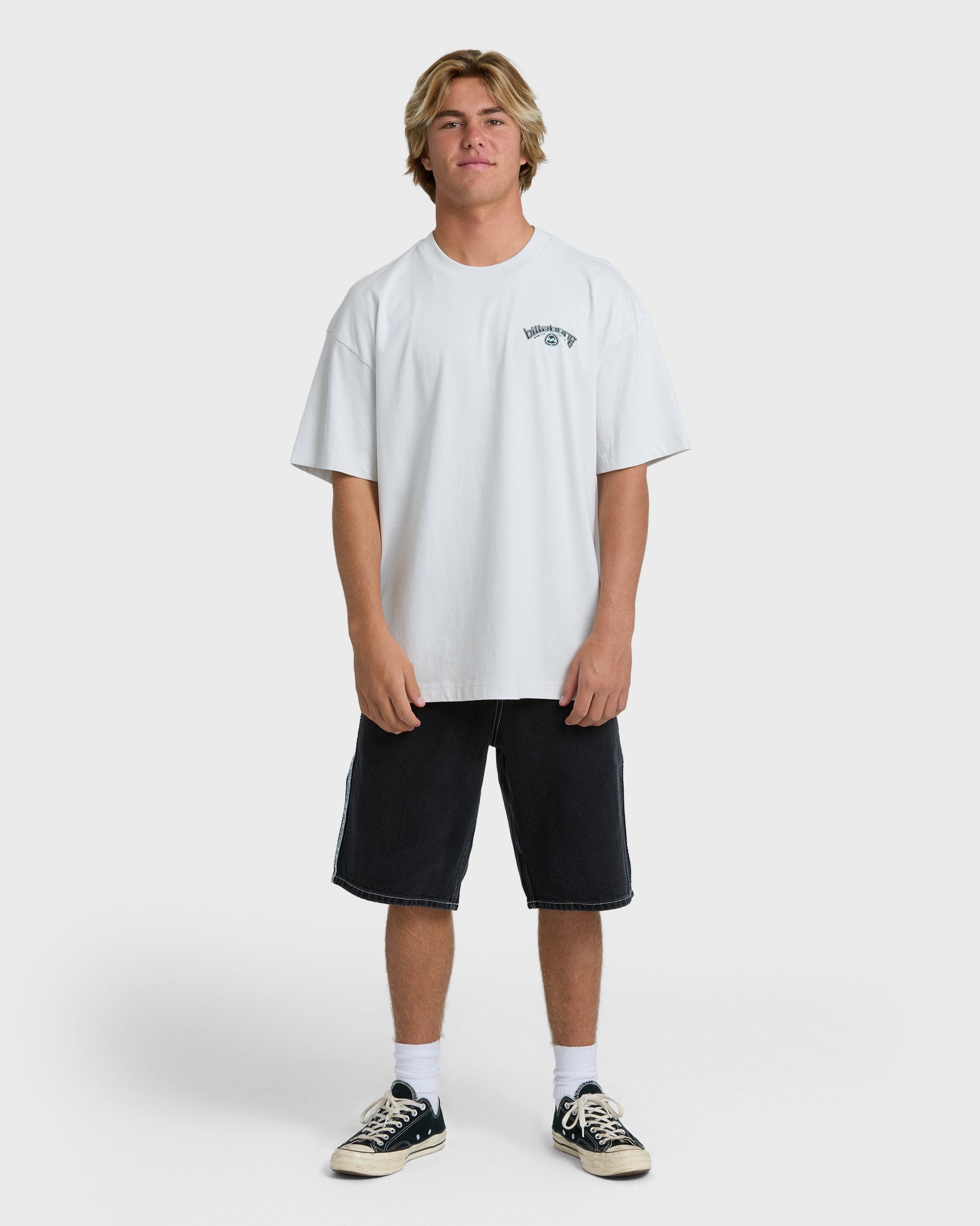 BILLABONG SPEC 73 BIO ARCH OG T-SHIRT - Fog Gray