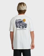 BILLABONG MAKE TRACKS ADIV PREMIUM SS - Off White - Dos